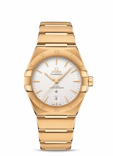 Omega Constellation Master Chronometer 39 Yellow Gold / Silver / Bracelet 131.50.39.20.02.002 (13150392002002)